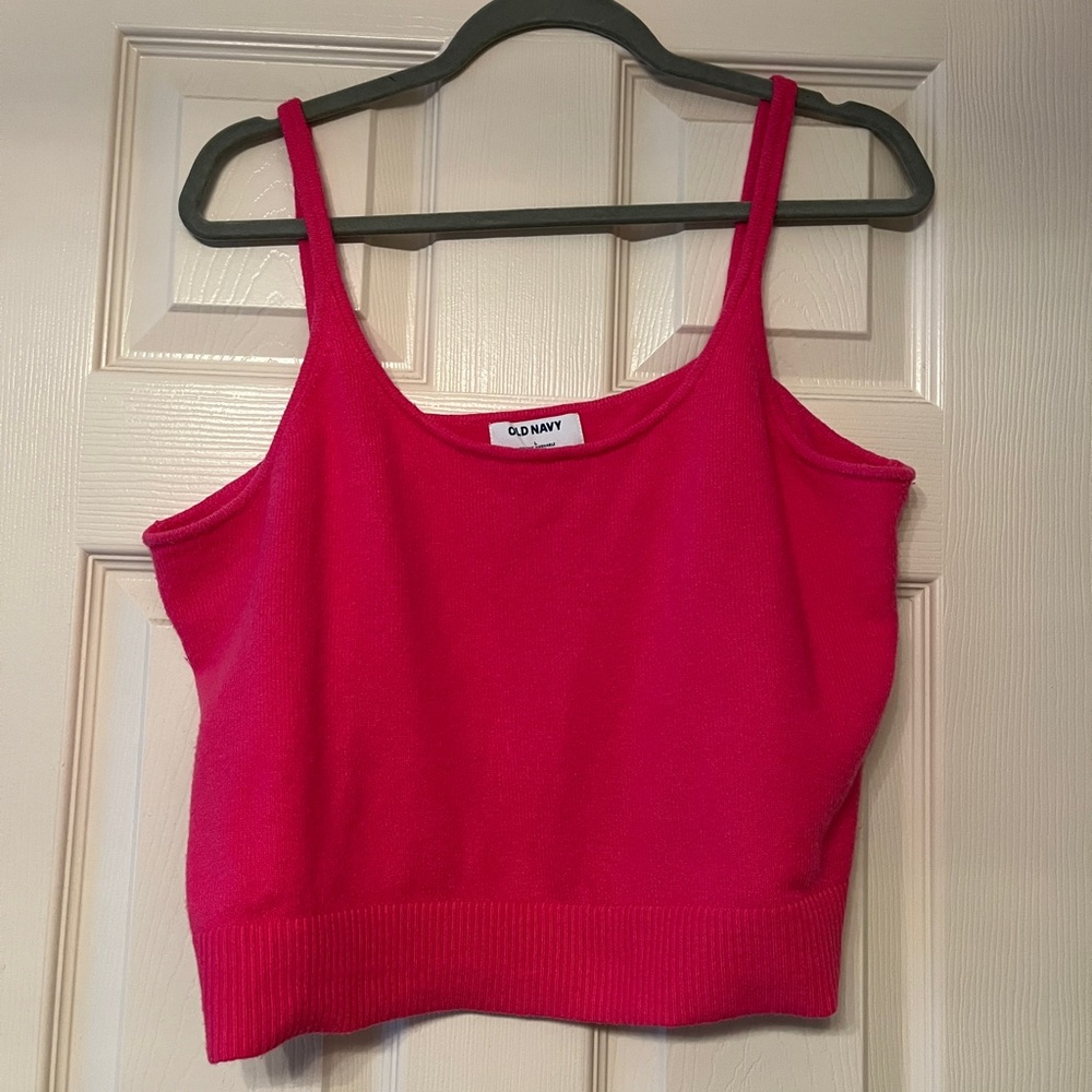 Old Navy cropped sweater cami